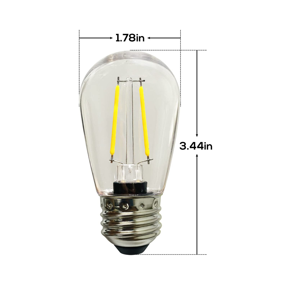 Banord 2700K warm white filament bulbs for cozy events