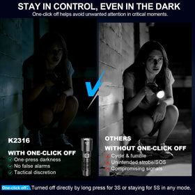 Banral emergency power-bank feature supports charging devices during outages.