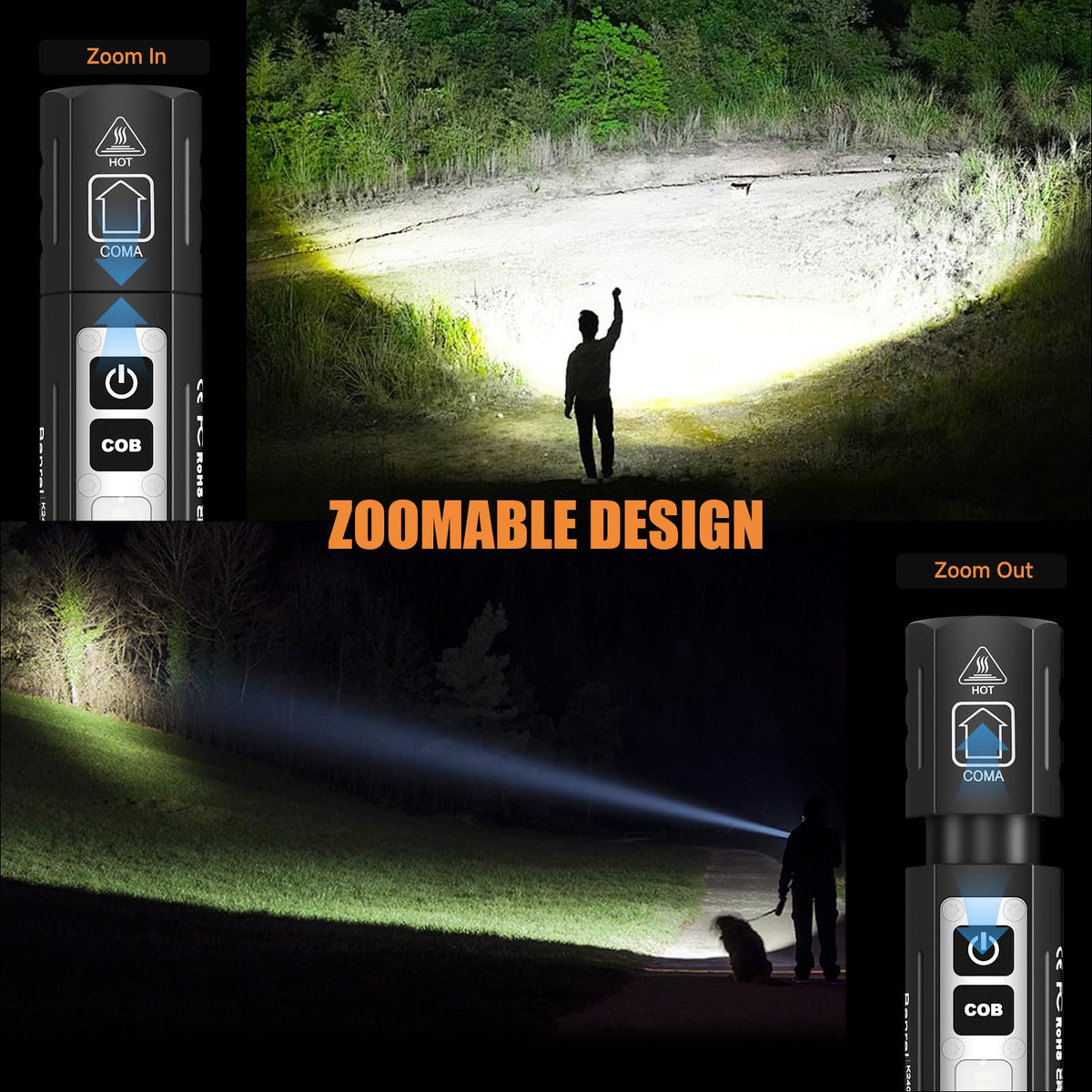 Banral K2406 offers eight lighting modes for versatility and control.
