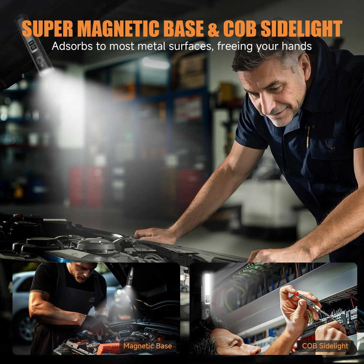 Banral K2406 sidelight functions as night light and indicator.