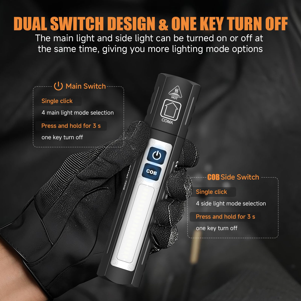 Banral K2406 charges quickly via USB-C for convenient recharging.