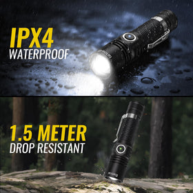 Banral K518 aircraft-grade-aluminum-shell provides rugged durability in outdoor use.