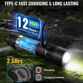 Banral K518 Type-C rechargeable with fast charging and long run time.