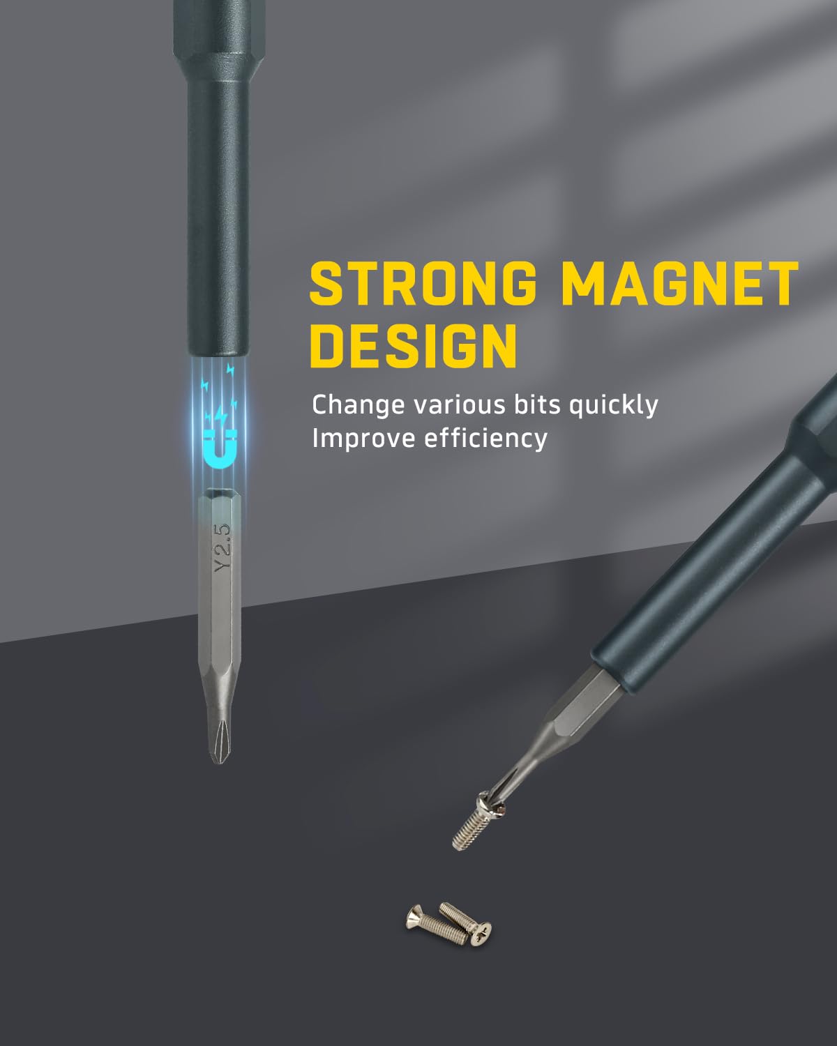 Banshu ergonomic handle with 360° rotating cap for comfortable, controlled tweaking.