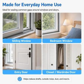 Bantie door window soundproof seal reduces indoor noise