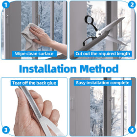Bantie easy-application seal covers gaps of 0.3 to 0.5 inches