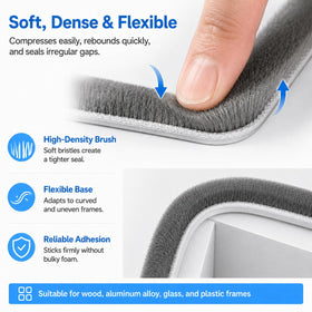 Bantie multi-functional draft blocker for doors and windows