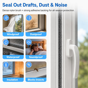 Bantie waterproof door weather strip protects against rain and dust