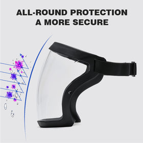 Banxian shield ergonomic design hugs the face for protection