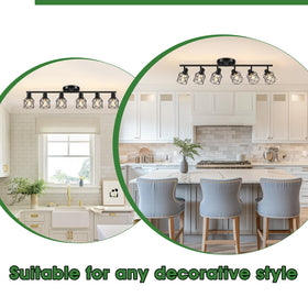 Baocuz ceiling light compatible with dimmer switches for mood-friendly ambience.