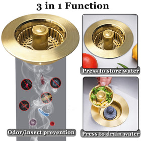 BAOLSLS Pop-up Bounce Core enables quick drainage with simple press.