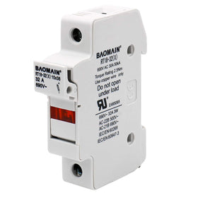 Baomain RT18-32(X) 1P with clear load warning and secure wire connections.