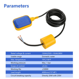 Baomain water level control dual mode enables auto fill or drain.