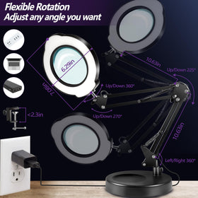 Simple clamp installation fits most tables without tools.