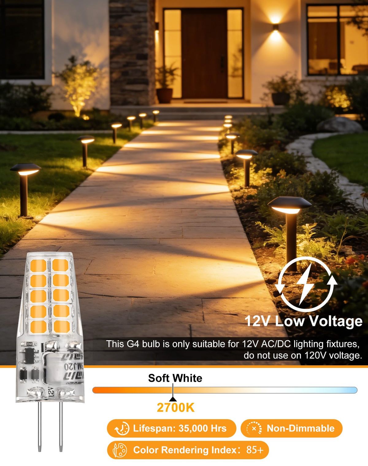 BAOMING G4 LED bulb in cabinet lighting for clear, focused illumination.