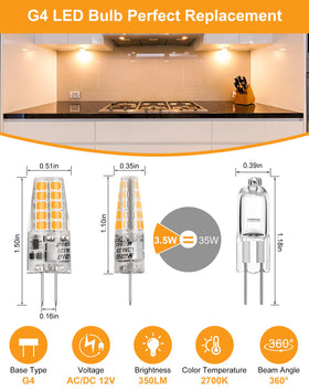 BAOMING G4 LED bulb installed in a living room ceiling light delivering flicker-free color.