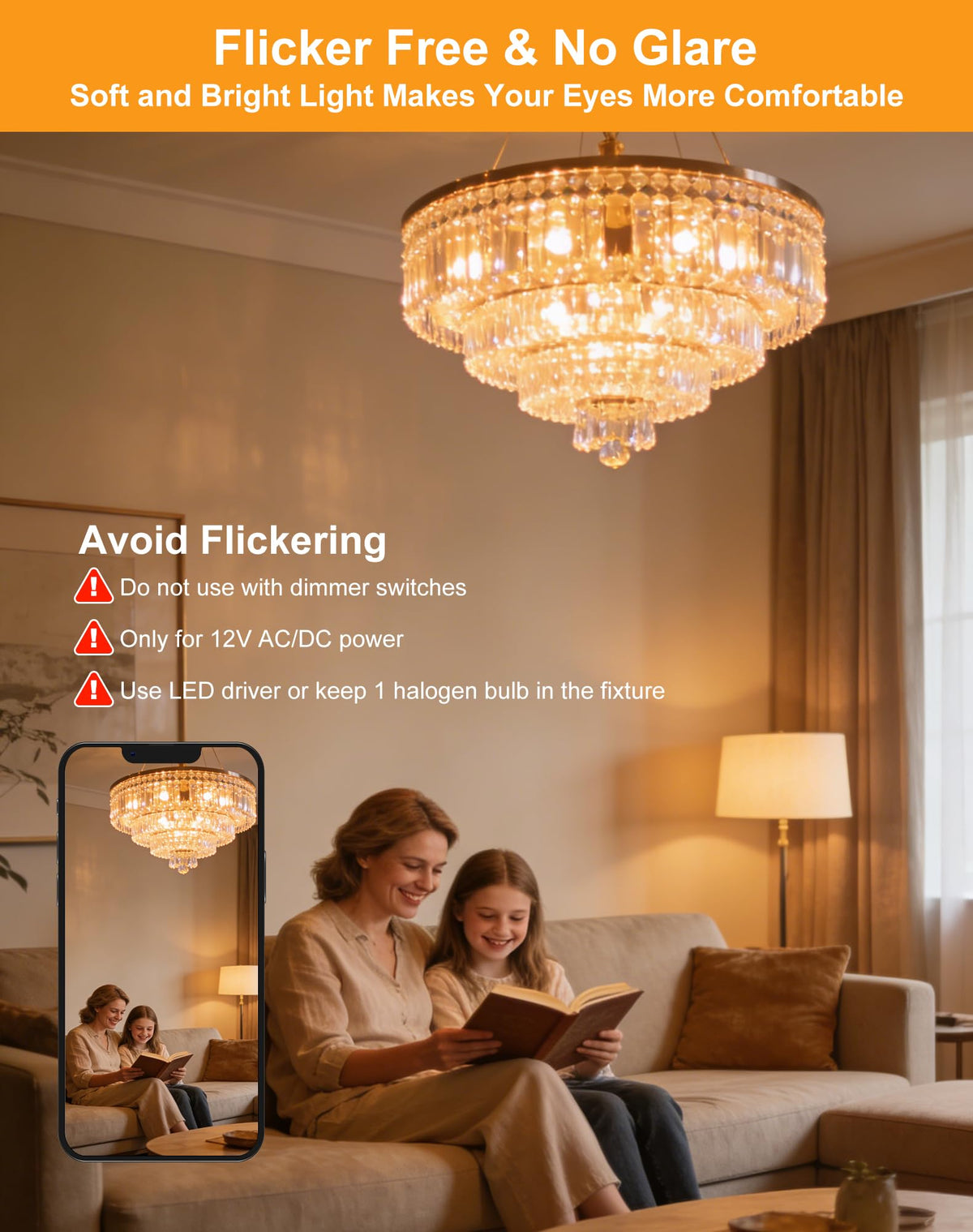 BAOMING G4 LED bulb for table lamp lighting delivering instant brightness.