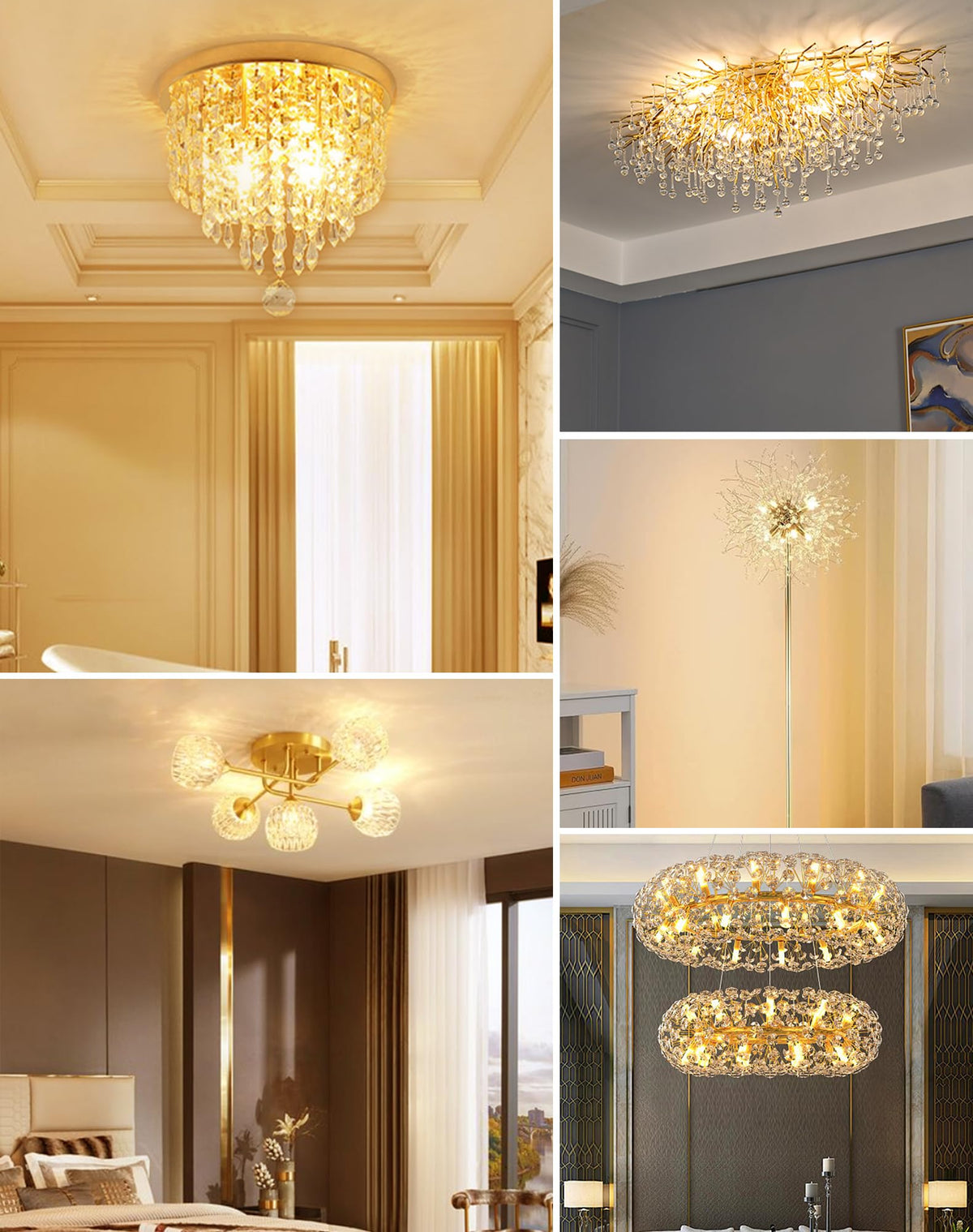 BAOMING G9 LED bulb chandelier installation in decorative lighting.