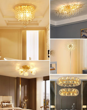 BAOMING G9 LED bulb chandelier installation in decorative lighting.