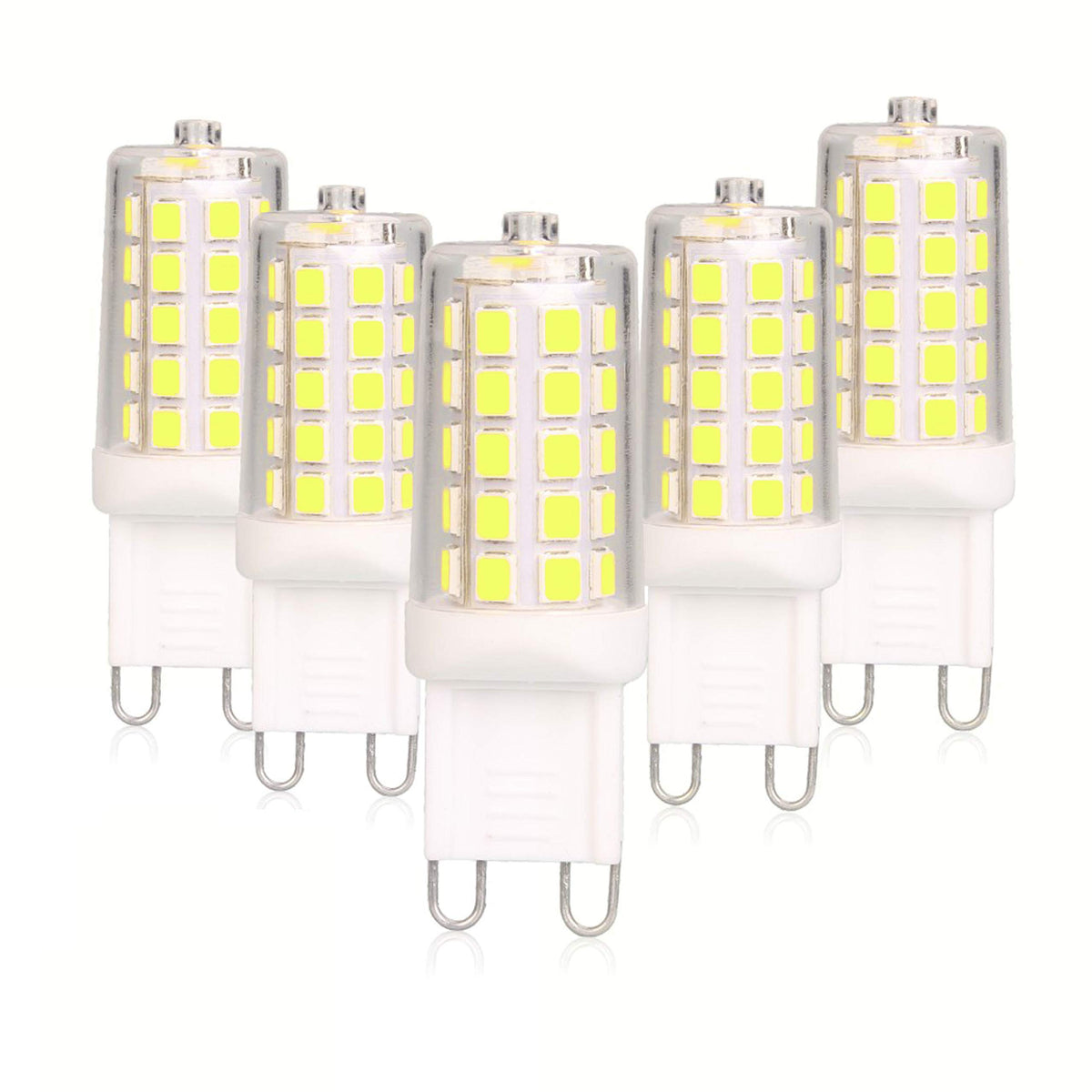 BAOMING G9 LED bulb front view showing bright daylight illumination for hallways.
