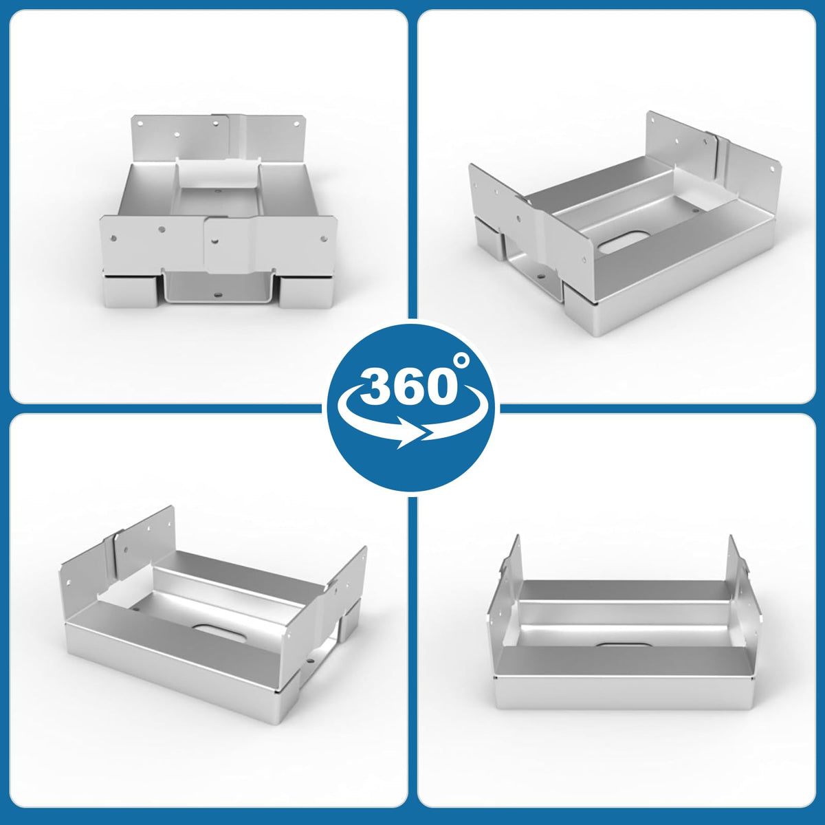 Enhanced wind resistance and stability for outdoor structures.