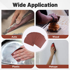 BAOSTC aluminum oxide backing supports wood and metal sanding