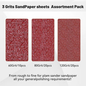 BAOSTC sandpaper aluminum oxide with durable paper backing