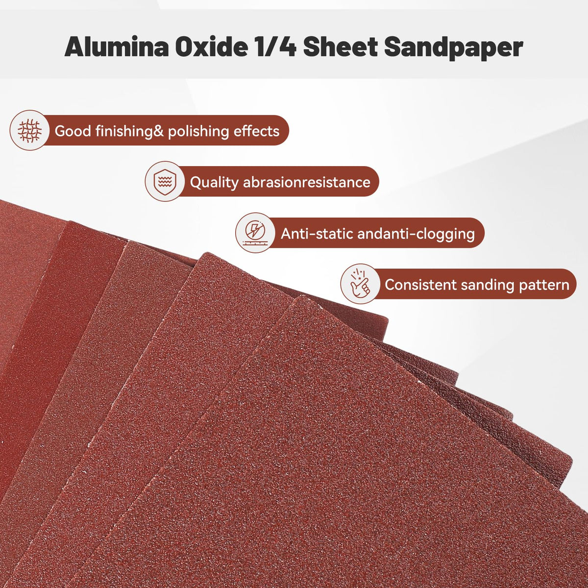 BAOSTC sandpaper aids furniture refinishing and surface prep