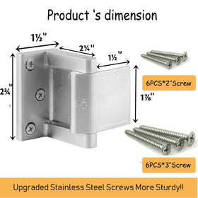BAOWEIJD child-proof latch helps prevent unsupervised access.