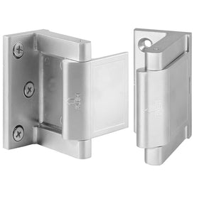 BAOWEIJD home security door lock frame installation shows secure reinforcement for inward doors.