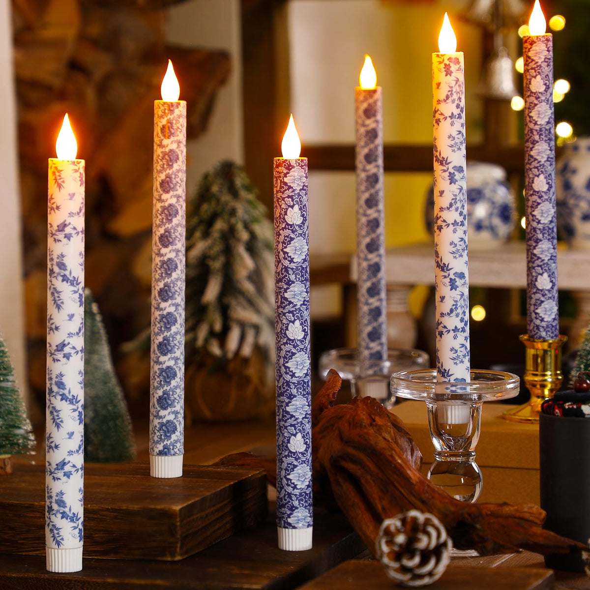 Baquler battery-powered candles use 2 AA each for reliable operation.