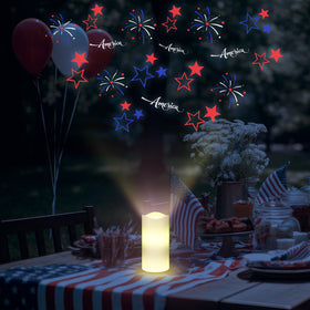Baquler patriotic table decor ideal for celebrations and family dinners
