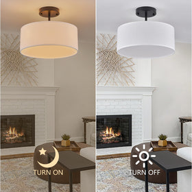 Bargeni acrylic diffuser softens glare for comfortable daily use.