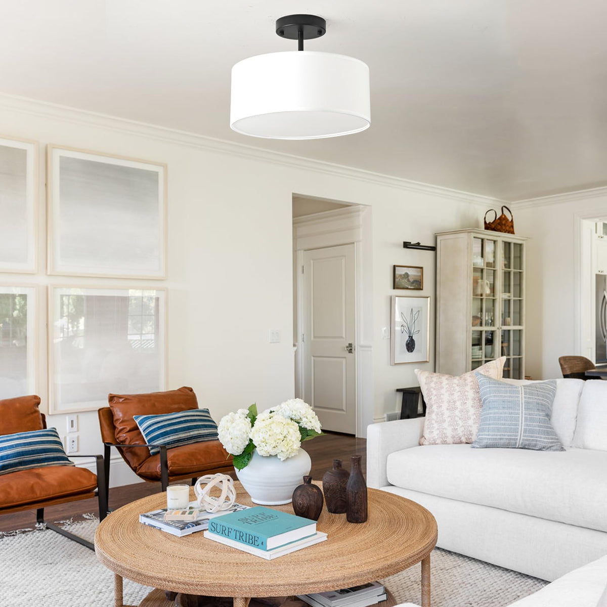 Bargeni dimmable setup with compatible dimmer switches for mood control.
