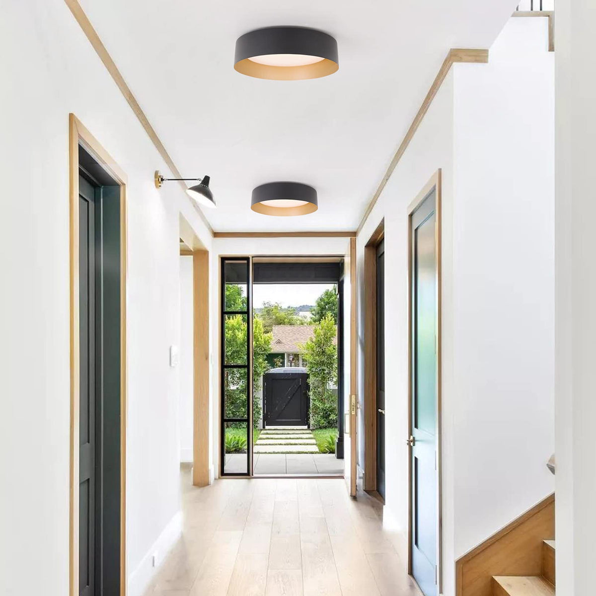Bargeni dining room fixture delivers warm ambience for meals.
