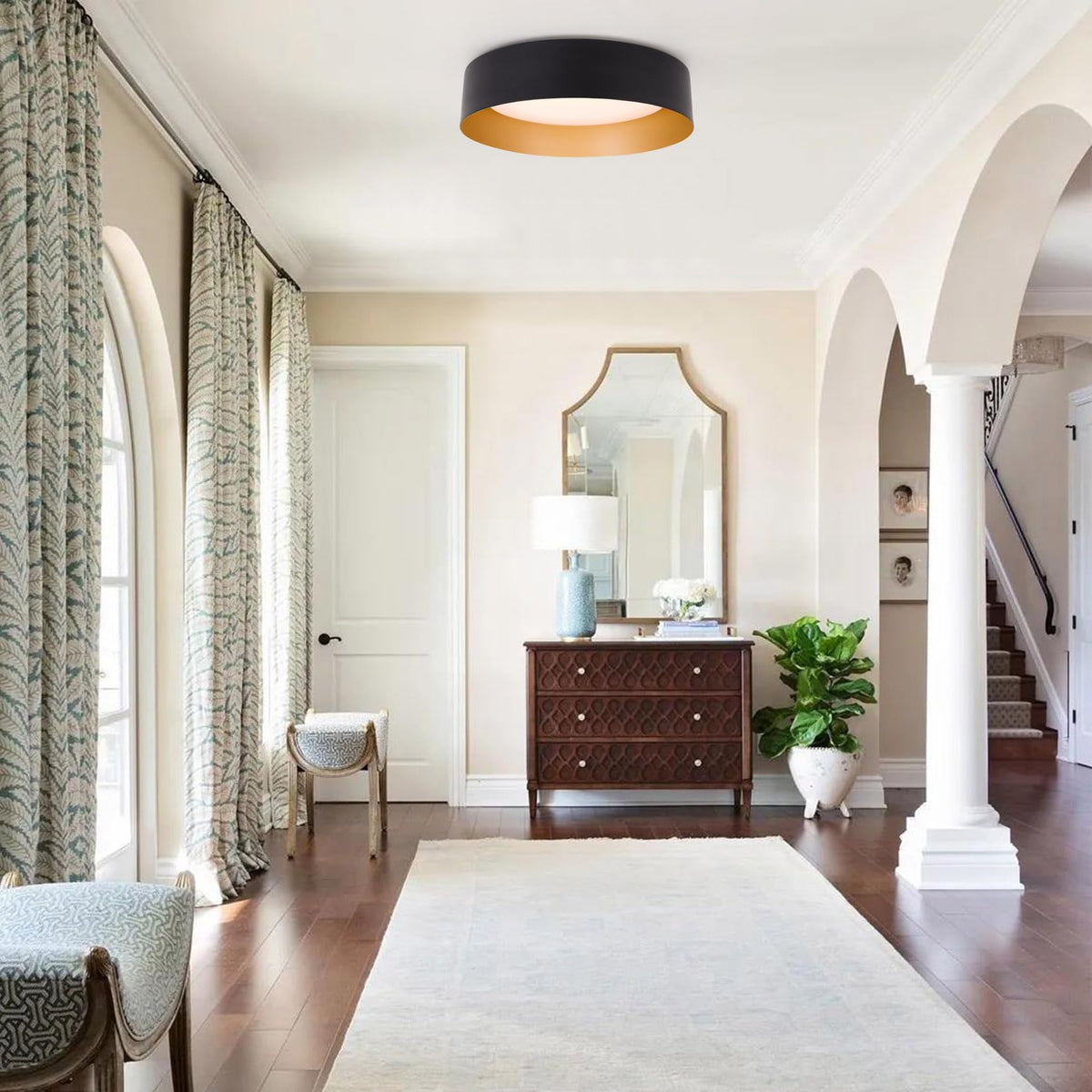 Bargeni entryway lighting delivering inviting space-saving glow.