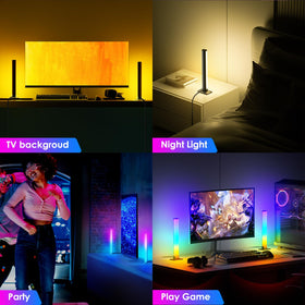 Barhootao RGB Light Bar RGB modes for dynamic ambient scenes.