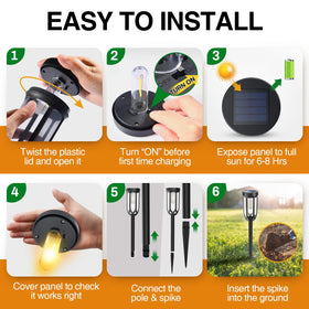 Barleit easy-install ground spikes allow quick setup.