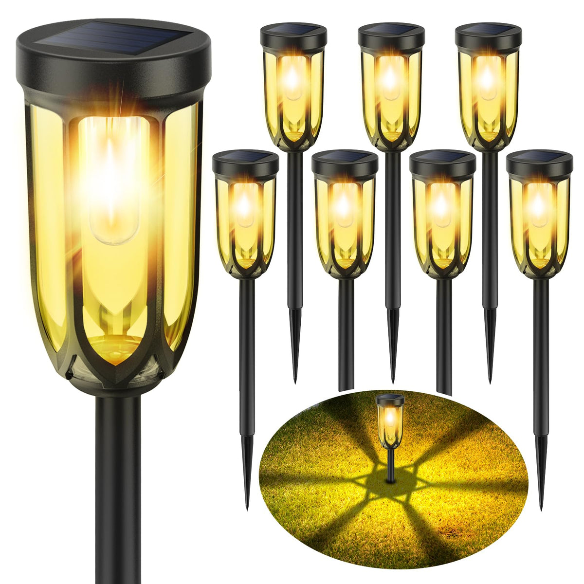 Barleit all-weather yard lights suit patios, paths, and landscapes.