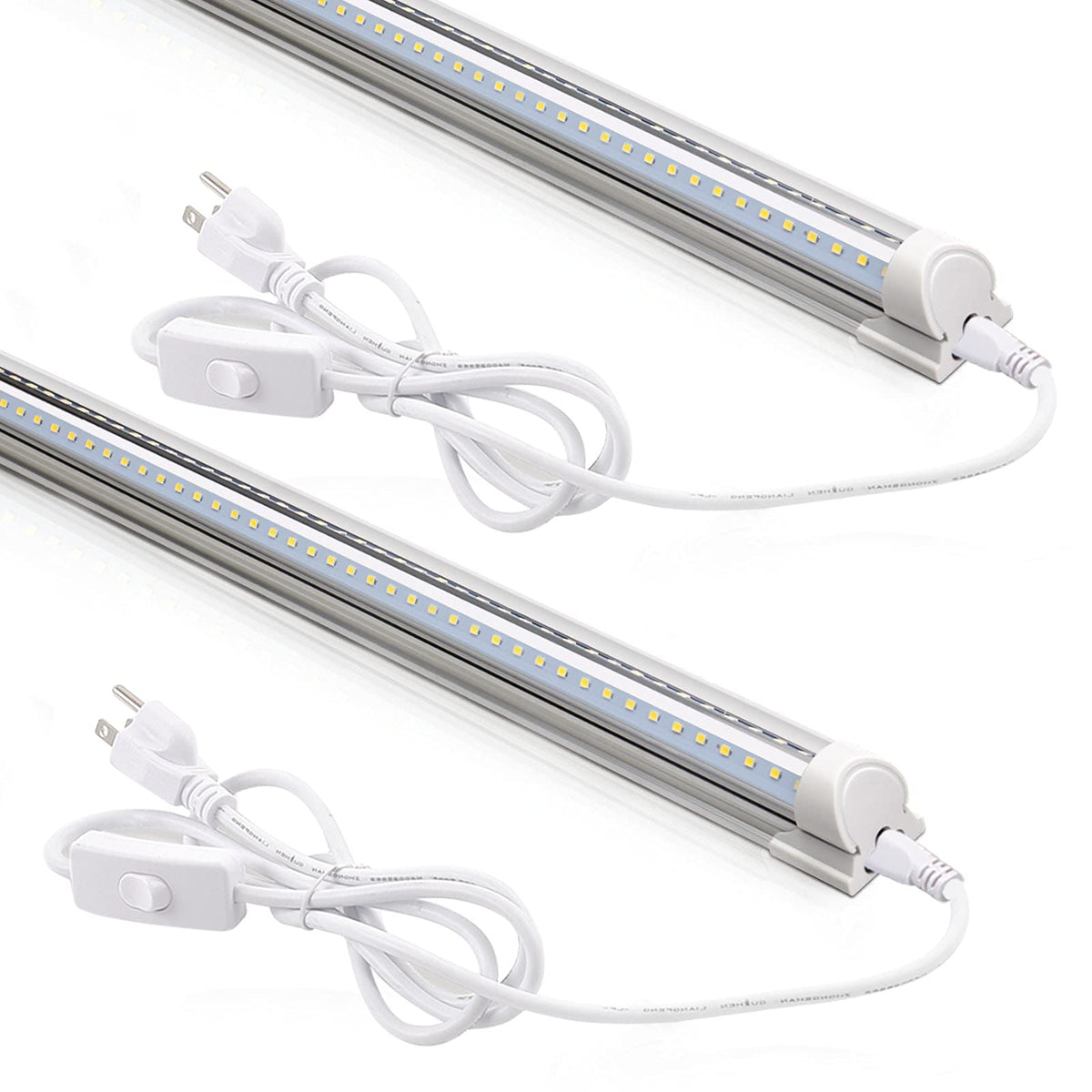 Barrina 2FT LED shop light front view offers bright, even illumination for workshops.