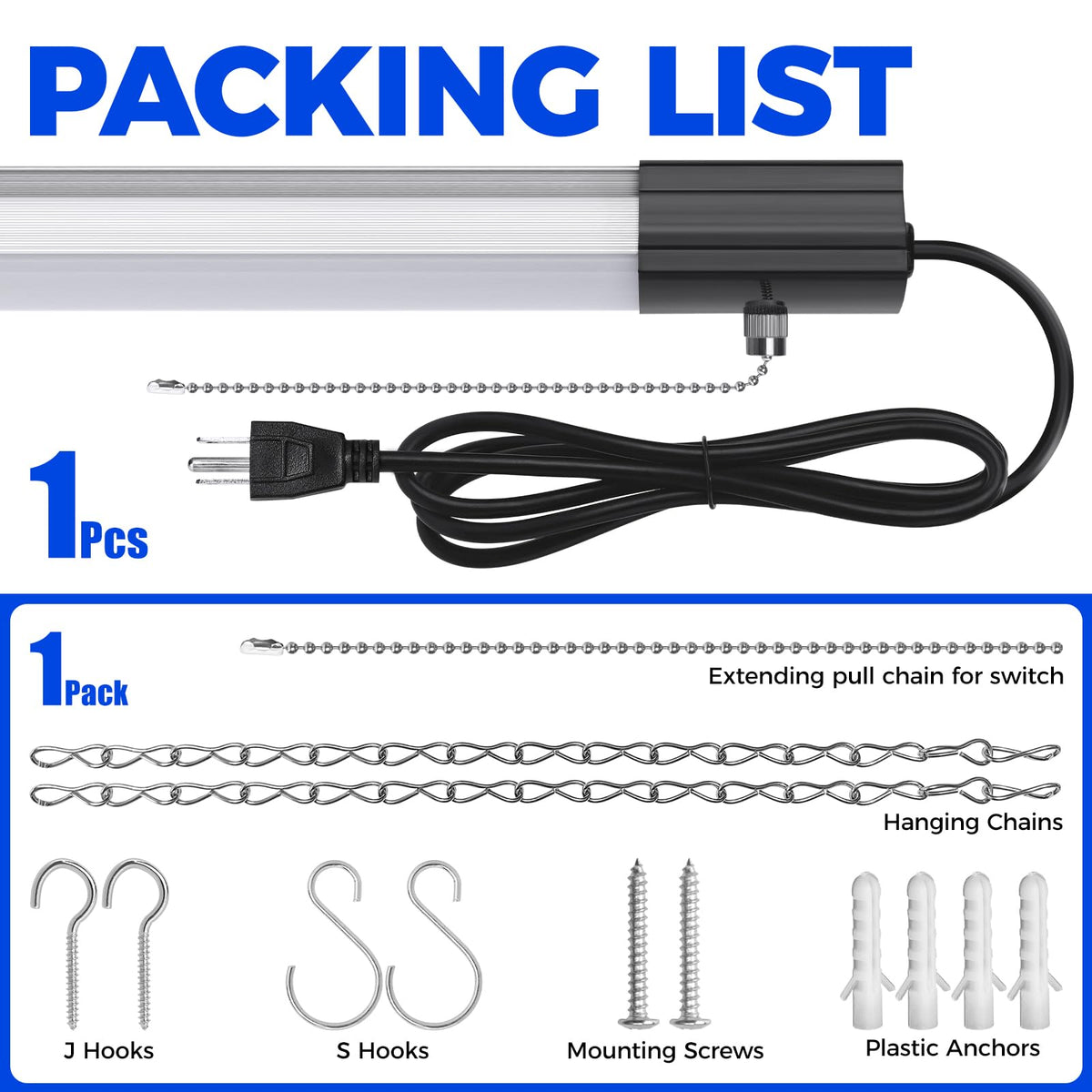 Barrina BS84 pull-chain switch for quick light on/off in busy spaces