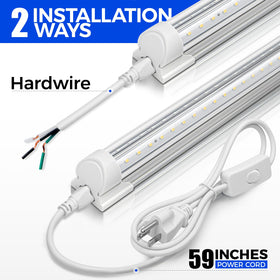 Barrina daylight white shop light is plug-and-play for easy setup.