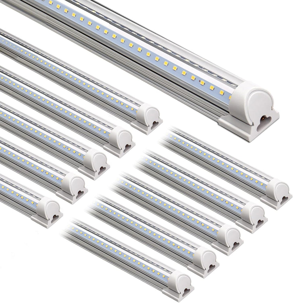 Barrina LED shop light 8ft setup provides even garage illumination.