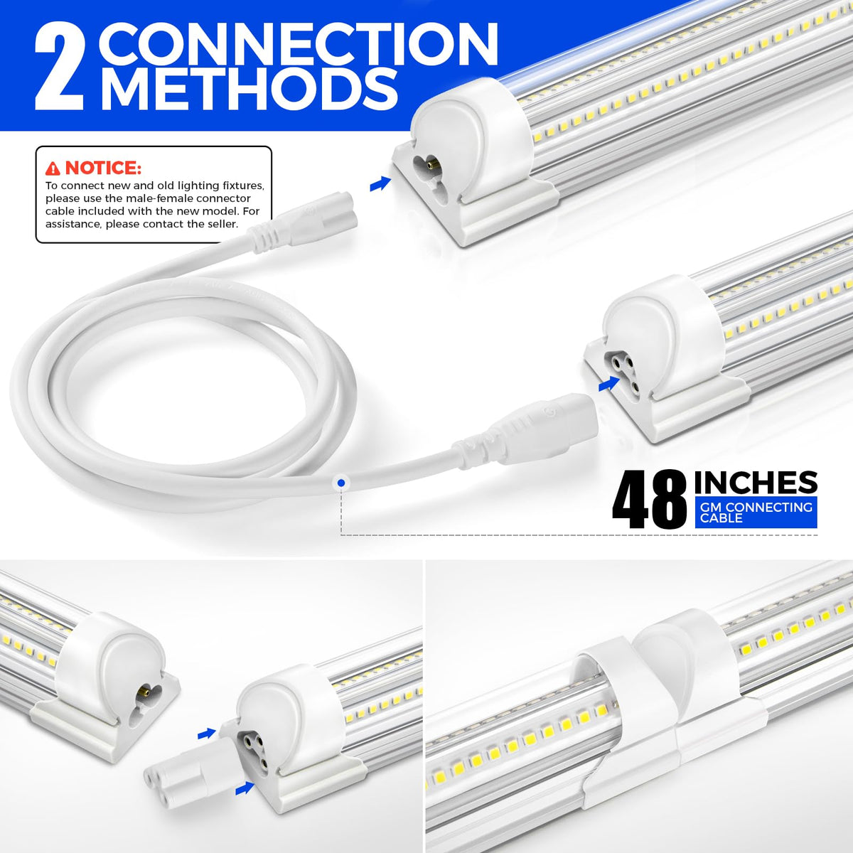 Barrina LED shop light suitable for storage rooms and attics.