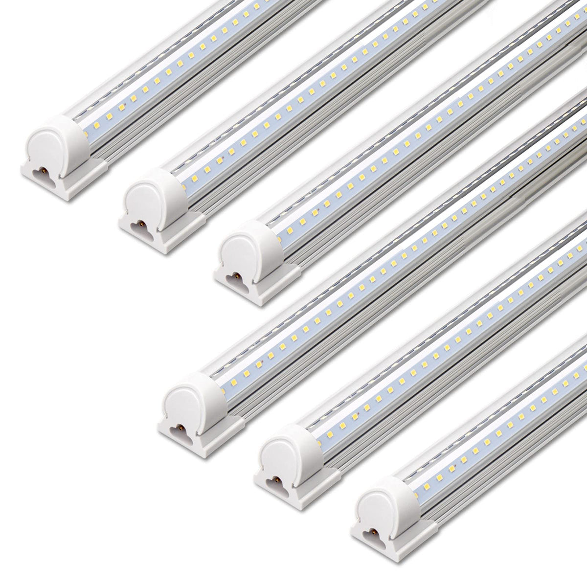 Barrina LED shop lights 4ft V-shape pack six delivers bright daylight illumination