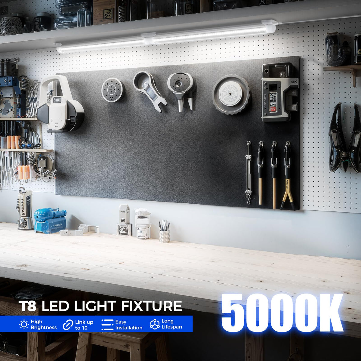 Barrina 1.5ft lights linkable in series for scalable coverage