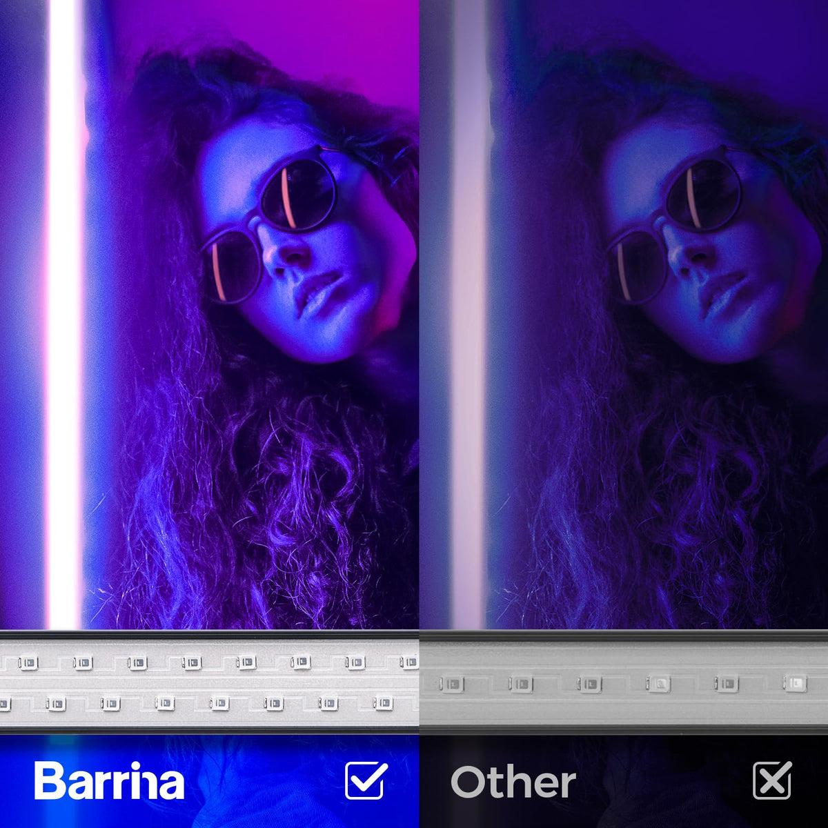Barrina linkable UV light cables enable scalable party lighting.