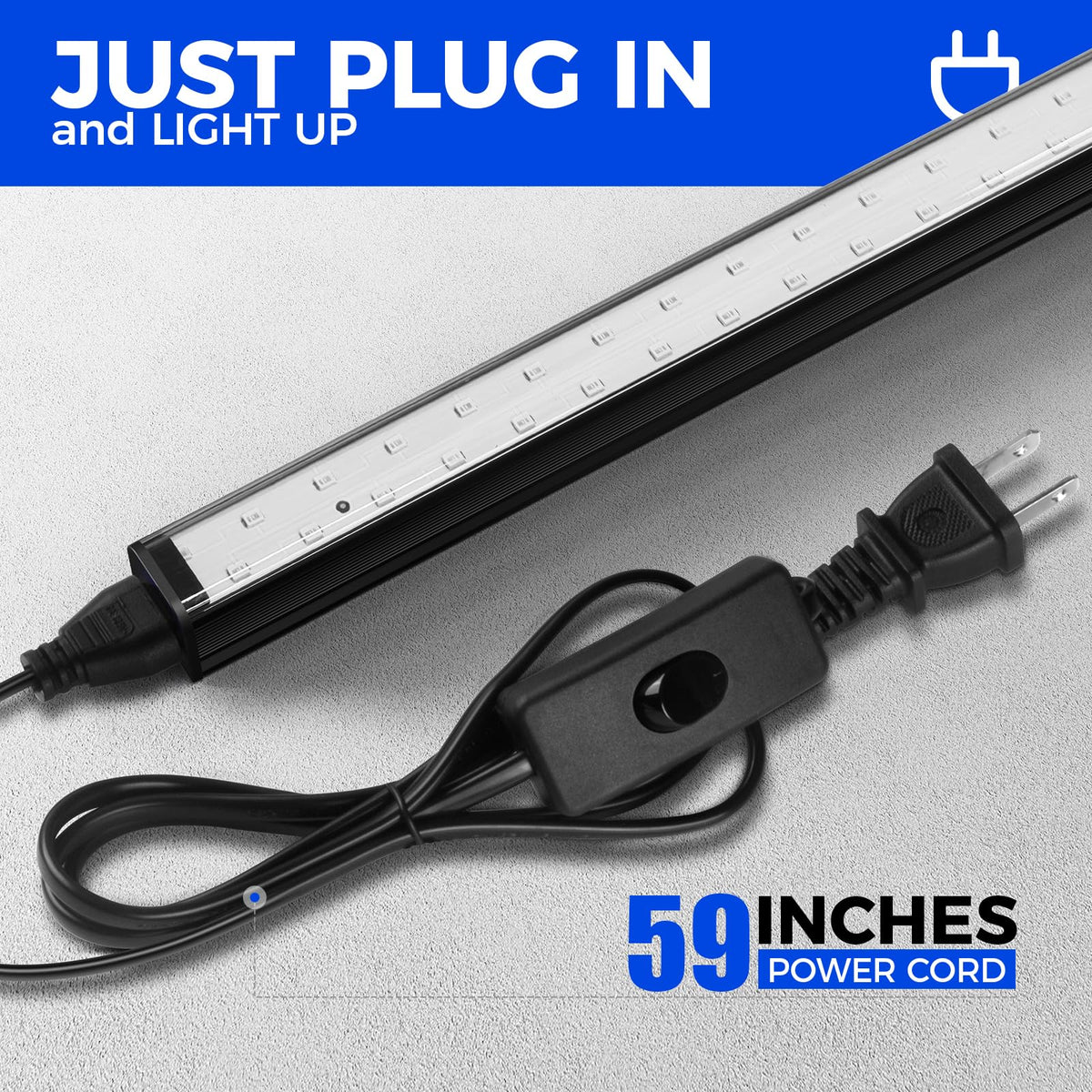 Barrina 2-pack includes power cords and connectors for plug-and-play setup.
