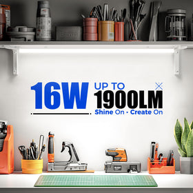 Barrina T5 3ft LED shop light uses only 16W to save energy in busy spaces