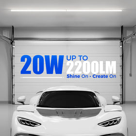 Barrina T5 4ft LED Shop Light ceiling-mounted for garage and workspace